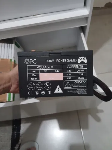 Fonte gamer 500w 