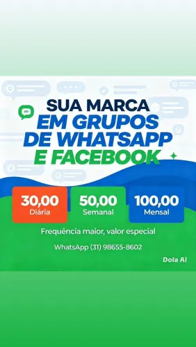 Divulgação em promoção