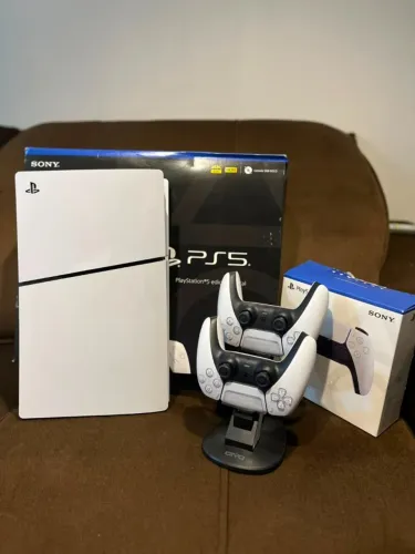 Sony PlayStation 5 Slim Digital CFI-2015B 1TB Slim cor branco