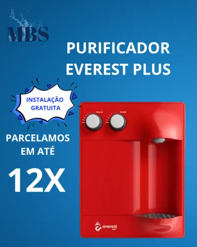 Purificador everest linha gelada e natural