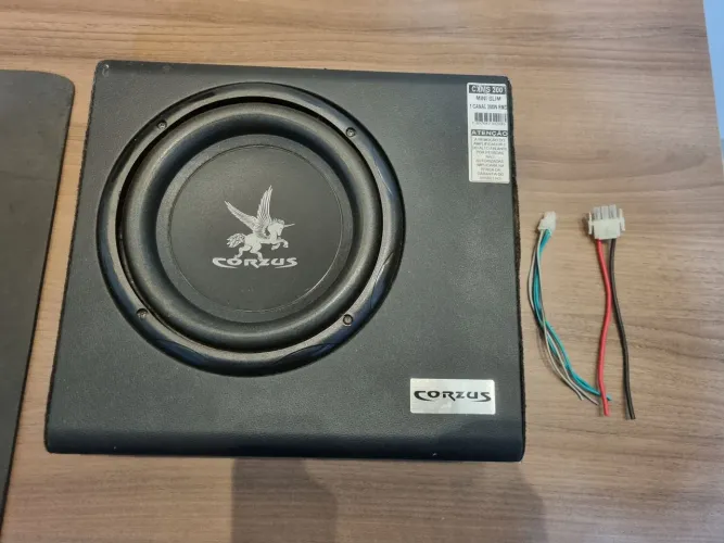 Caixa Amplificada Corzus Cxs 200 Slim 8 Pol<br>200 W Rms
