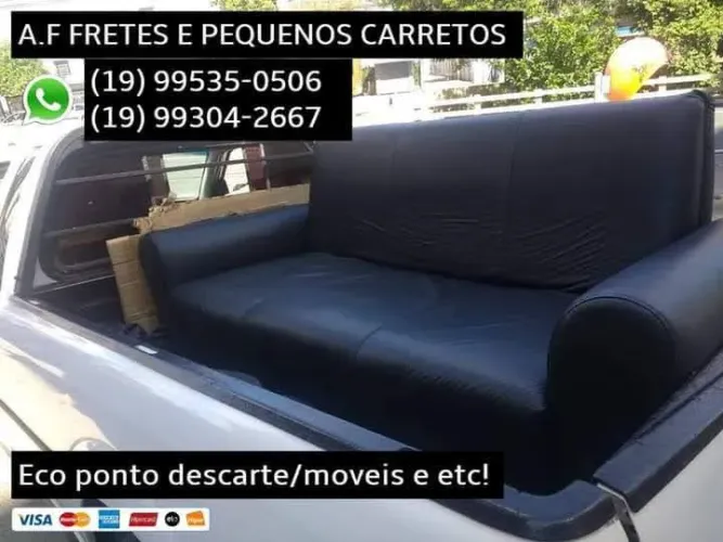 Frete pequeno + Carreto Rapido Campinas