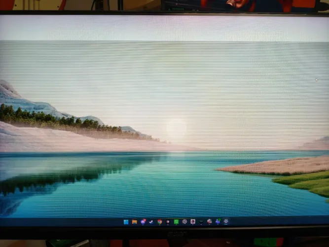 Monitor Acer nitro 24' com defeito( ideal para retirada de peças)