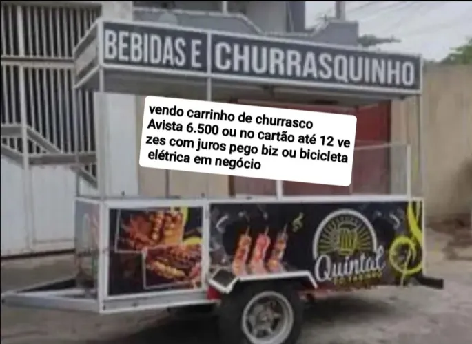 Carrinho de churrasco