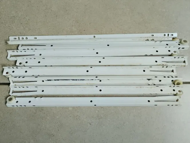 8 Pares Corrediça para móveis Telescópica 40cm Trilho Gaveta