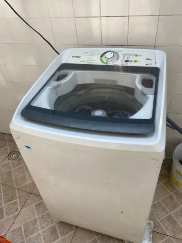 Máquina de lavar consul 14kg com defeito- lava, não centrifuga