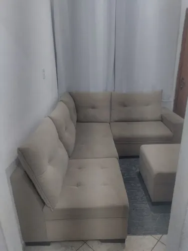 Sofá de canto 7 lugares