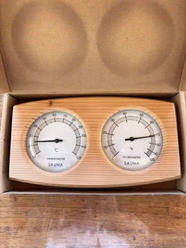 MEDIDOR DE TEMPERATURA E UMIDADE PARA SAUNA