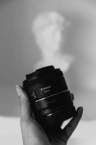 Lente 50 mm e Adaptador ef-rf CANON 
