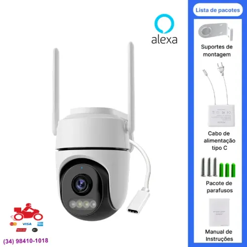 Câmera de segurança Wi-Fi (UBERABA)