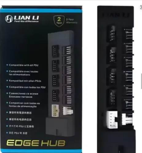 LIAN LI EDGE HUB (hub USB e PWM de placa mãe)