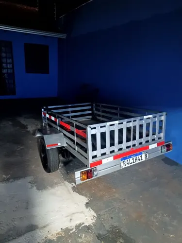 Carretinha emplacada