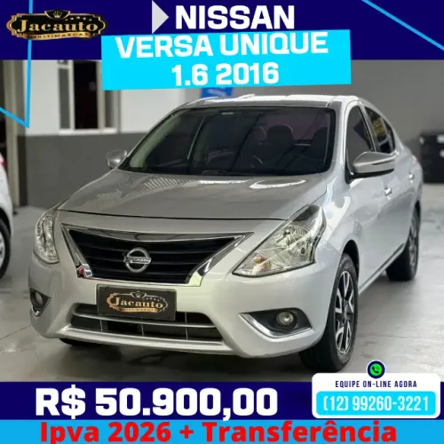 Nissan Versa Unique 1.6 16V Flex 4P Mec. 2016