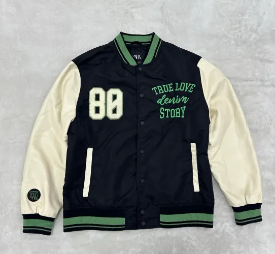 Jaqueta masculina college zara original