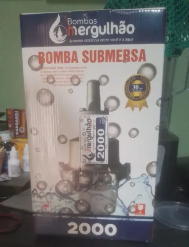 Bomba de poço nova na caixa com 6 meses de garantia