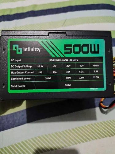 Fonte Gamer 500W