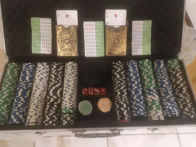 Maleta de poker 500 fichas 