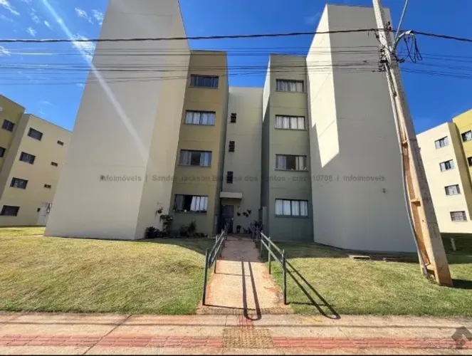 Alugo apartamento semi mobiliado aero rancho