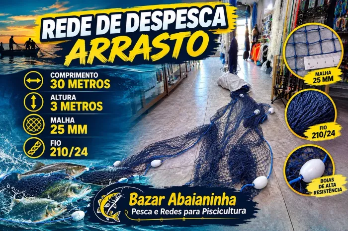 Rede para despesca arrasto sob encomenda 
