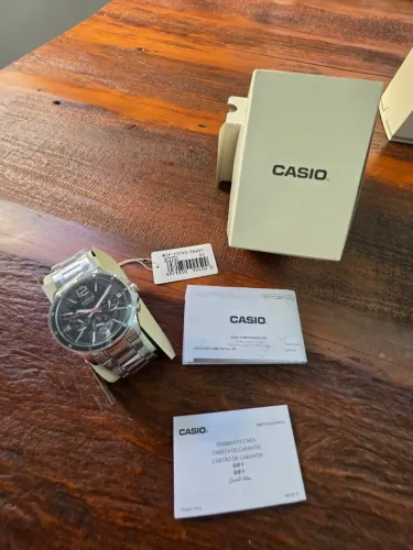 Relógio Casio Crono MTP-1374D-1AV NOVO sem uso