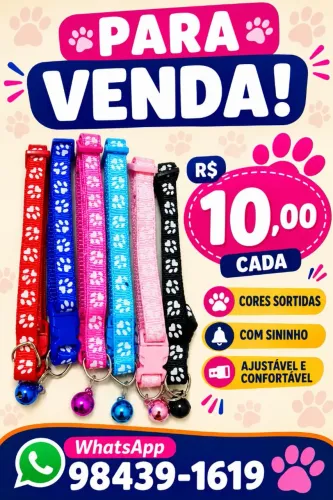 COLEIRINHAS 0ARA CAES E GATOS