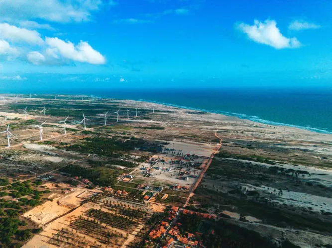 terreno em Condomínio vista mar praia de Guajiru Trairi Ce