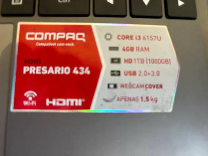 Vendo notebook i3