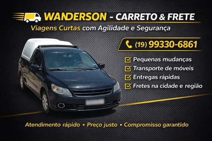 Faço frete e carreto