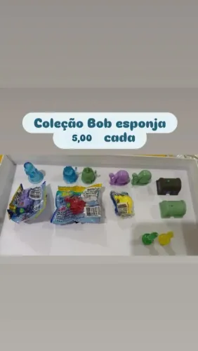 Bob esponja coleção batavinho 