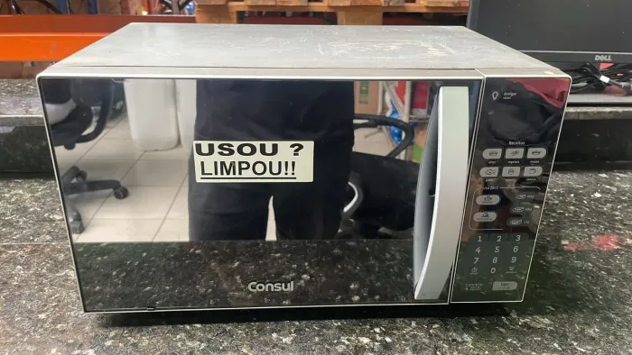 Microondas queimado