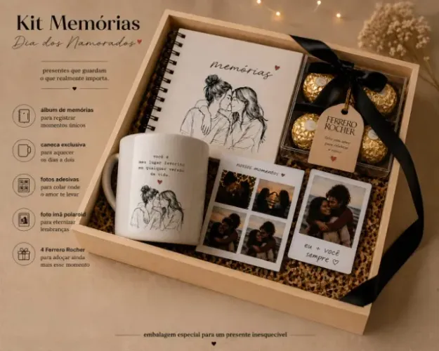Kit Memórias - Dia dos Namorados