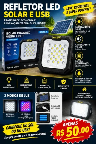 Refletor bateria