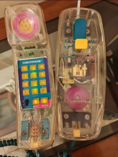 Telefone Transparente Anos 80