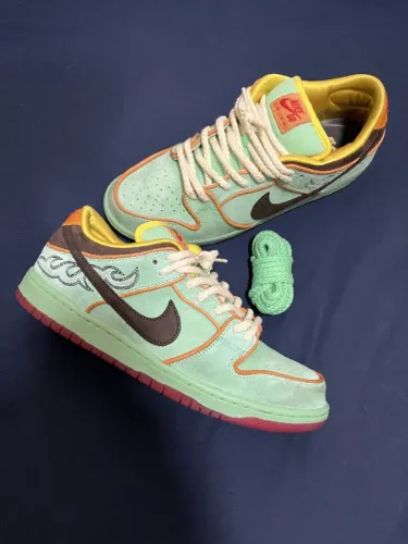 Tênis Nike SB Dunk Low QS BHM Rodeo 43BR (USADO/ORIGINAL)