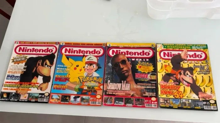 Lote 11 Revistas Nintendo World numeros 10 / 11 /12 / 15