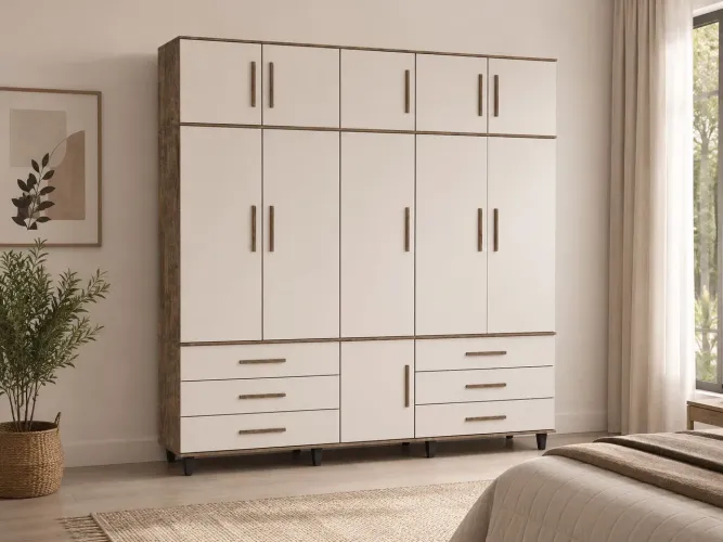 Guarda roupa triplex 5 portas Roma
