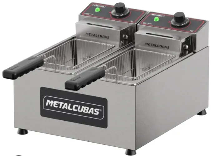 Fritadeira metalcubas 6lts