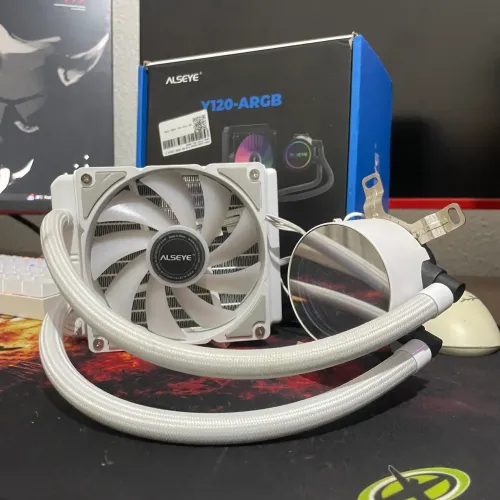 WaterCooler Alseye 120MM - White ARGB - Aceito cartão e entrego