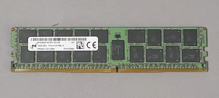 Memória Servidor 16GB DDR4 2133 ECC REG - Micron MTA36ASF2G72PZ 2Rx4 - RDIMM