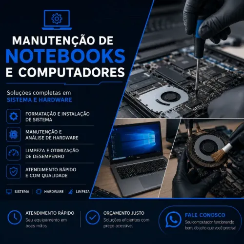 Manutenção de Notebooks e Computadores