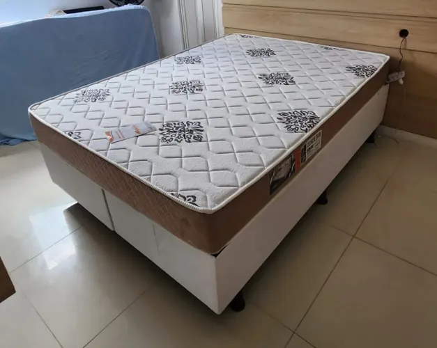 Cama Box Casal Base e Colchão D33 Meron Sofá - Novo e embalado!!