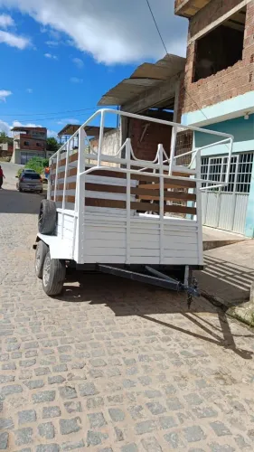 Reboque Carrocinha Grande - Duplo Eixo | Reforçado | Pronto para Uso