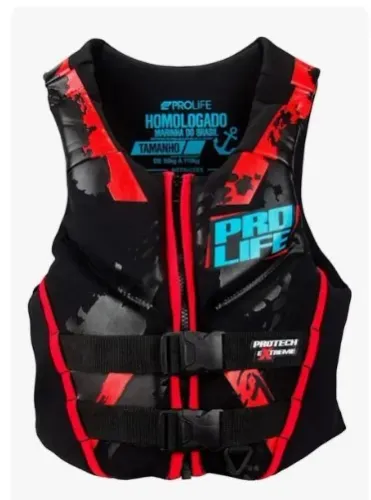 Colete Salva-Vidas Neoprene GG Homologado - Usado 1x