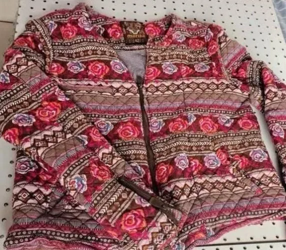 jaqueta almofadada estilo frida kahlo lojas marisa tamanho m