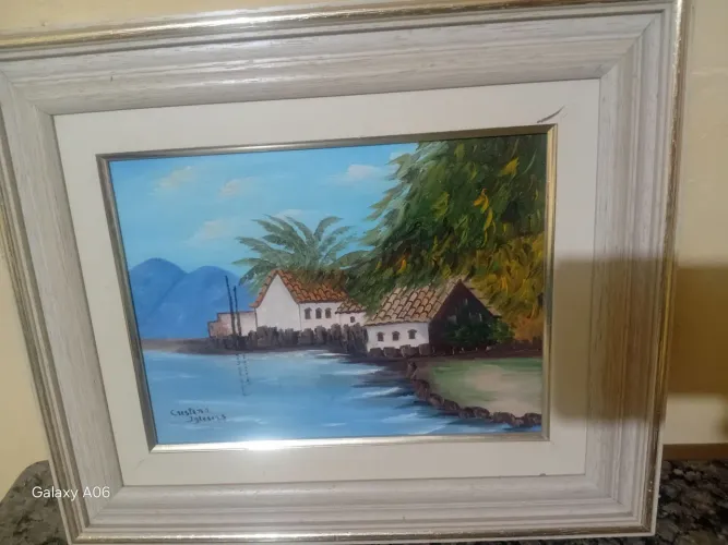 Quadro pintura sobre tela