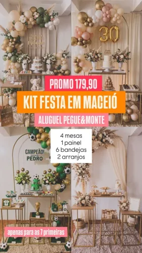 Pegue e Monte | Decoração festa | Aniversário 