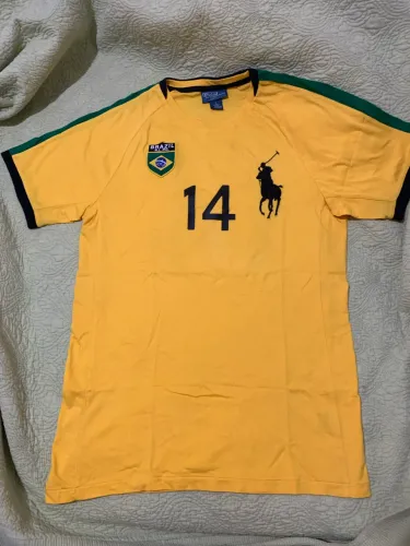 Camisa Ralph Lauren Brasil feminina.