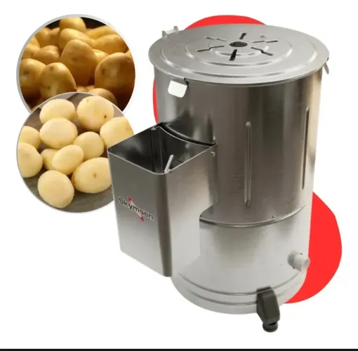 Descascador de batata industrial 10kg db-10 200kg/h skymsen novo