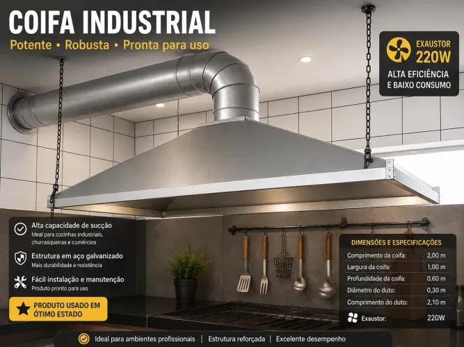 Coifa industrial