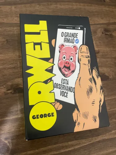 Box livros George Orwell Revoluçao dos bichos e 1984